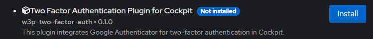 Install 2FA Plugin