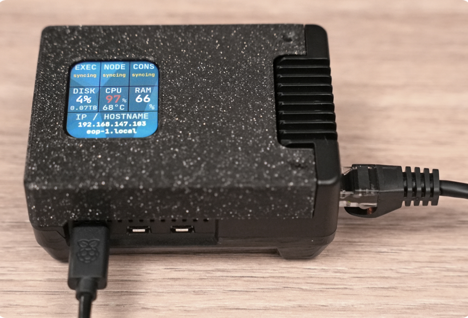 LCD display connection