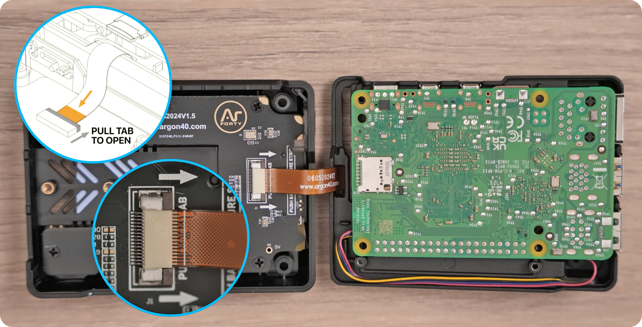 PCIe connection to M.2 board
